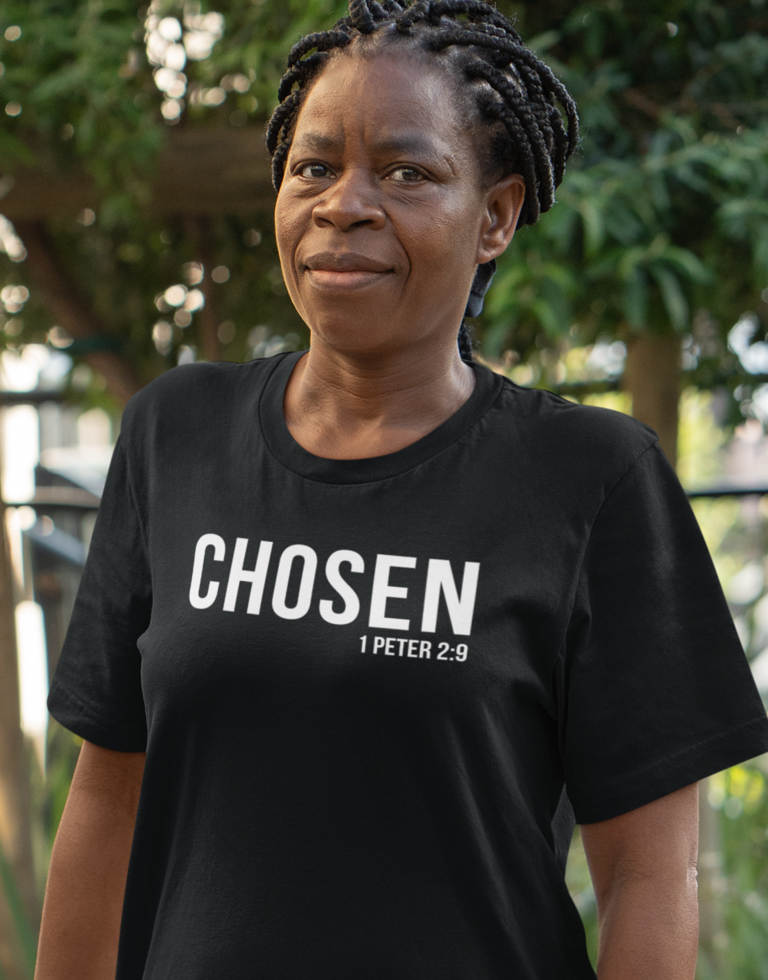 Chosen — Scripture Edition | 1 Peter 2:9 T-Shirt - Image 1