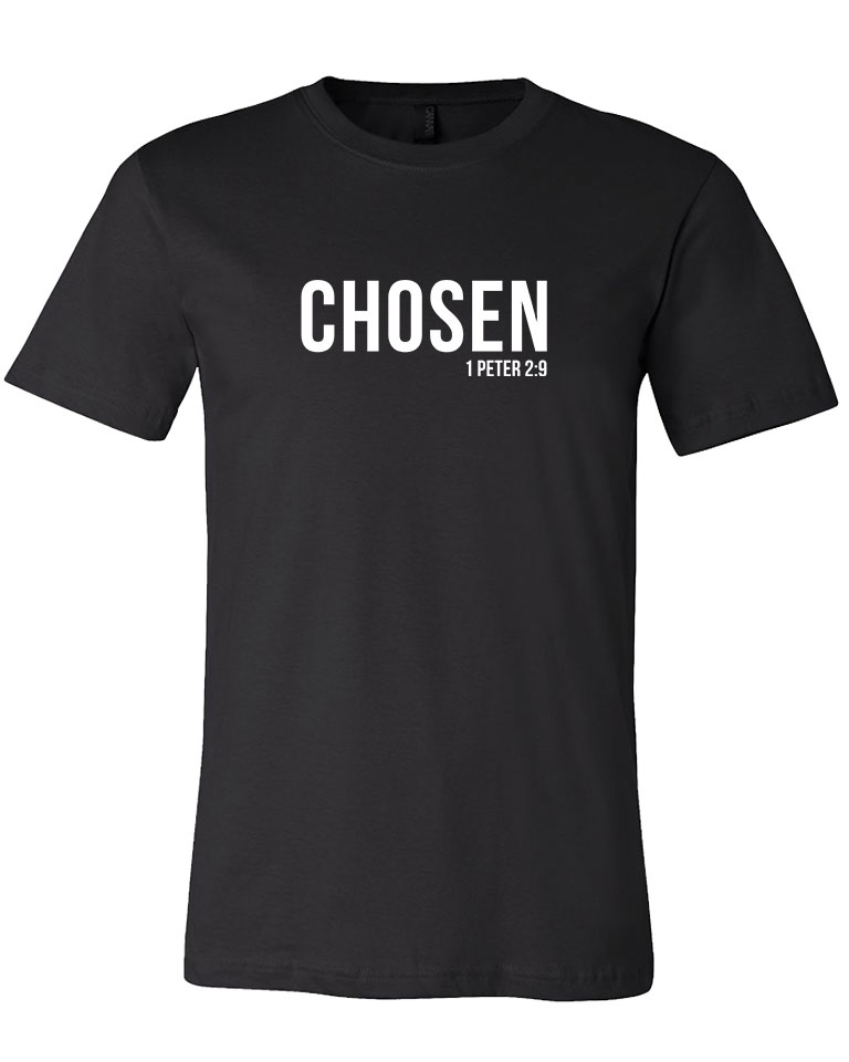 Chosen — Scripture Edition | 1 Peter 2:9 T-Shirt - Image 2
