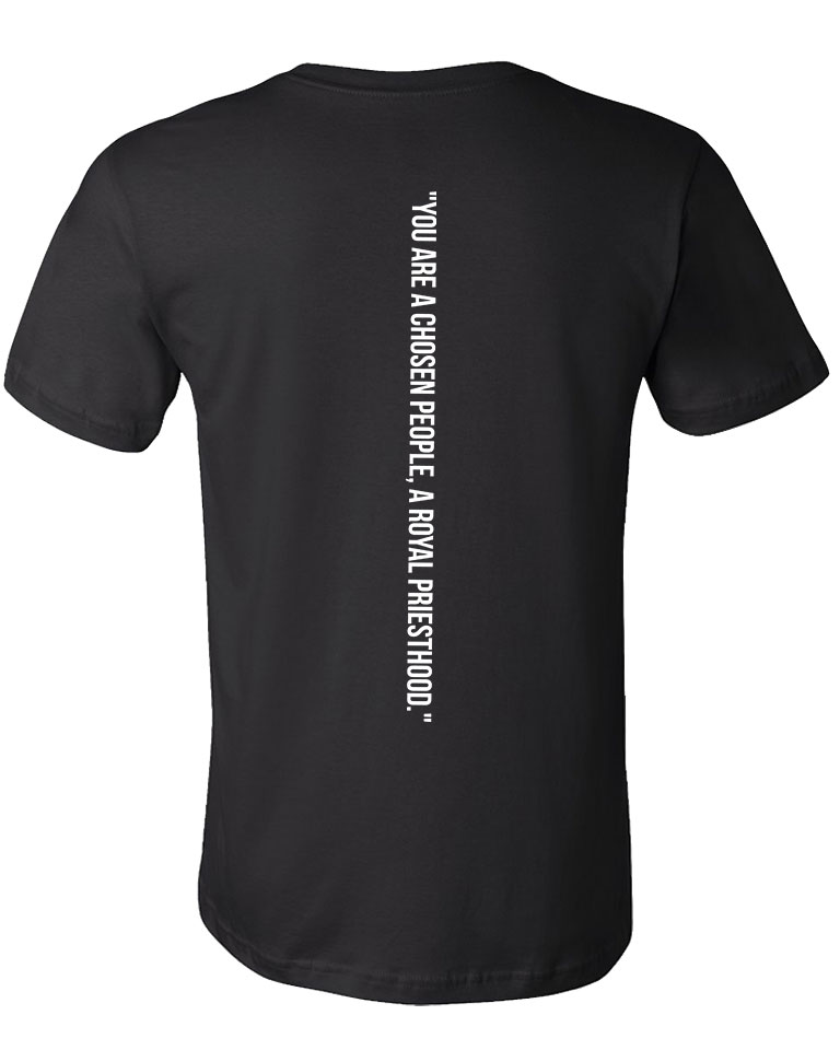 Chosen — Scripture Edition | 1 Peter 2:9 T-Shirt - Image 3
