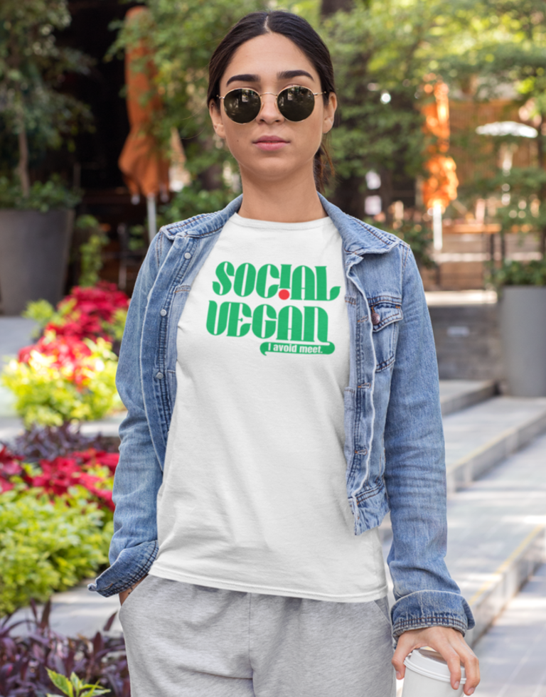 Social Vegan T-Shirt - Image 1