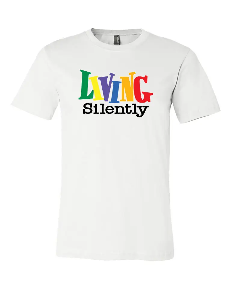 Living Silently T-Shirt - Image 3