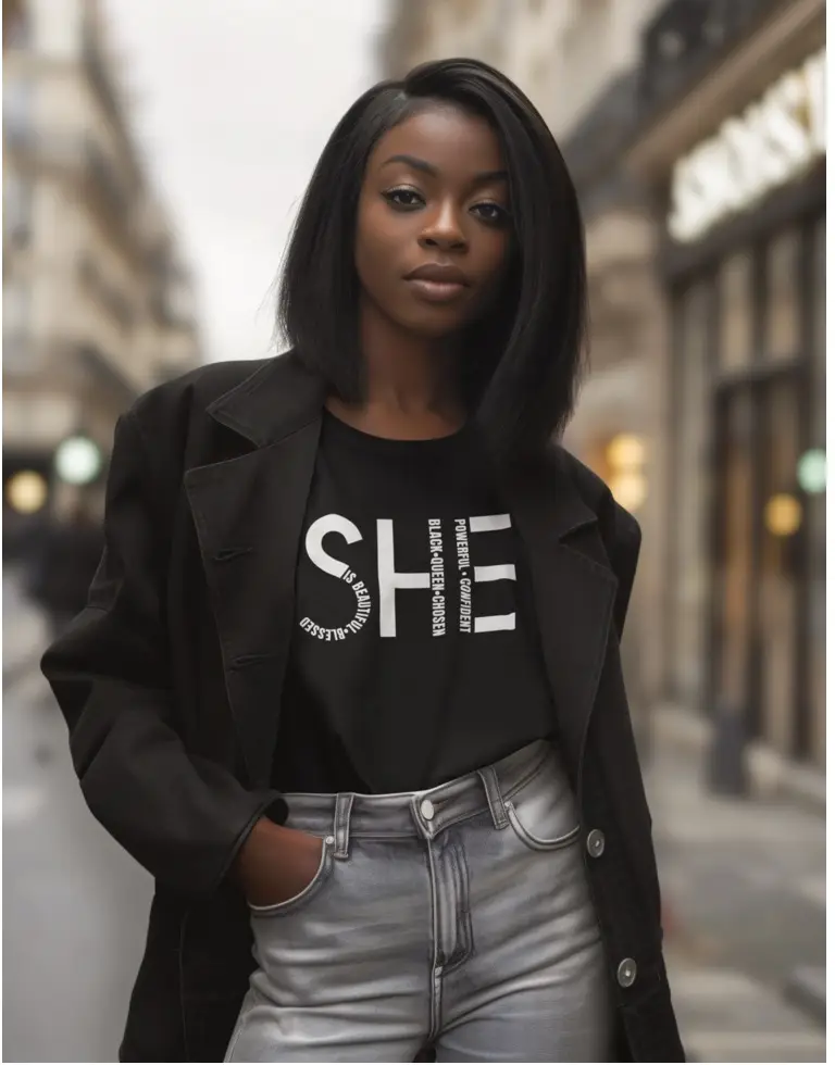 Graphic t-shirt with cultural statement – T-Shirts & Denim