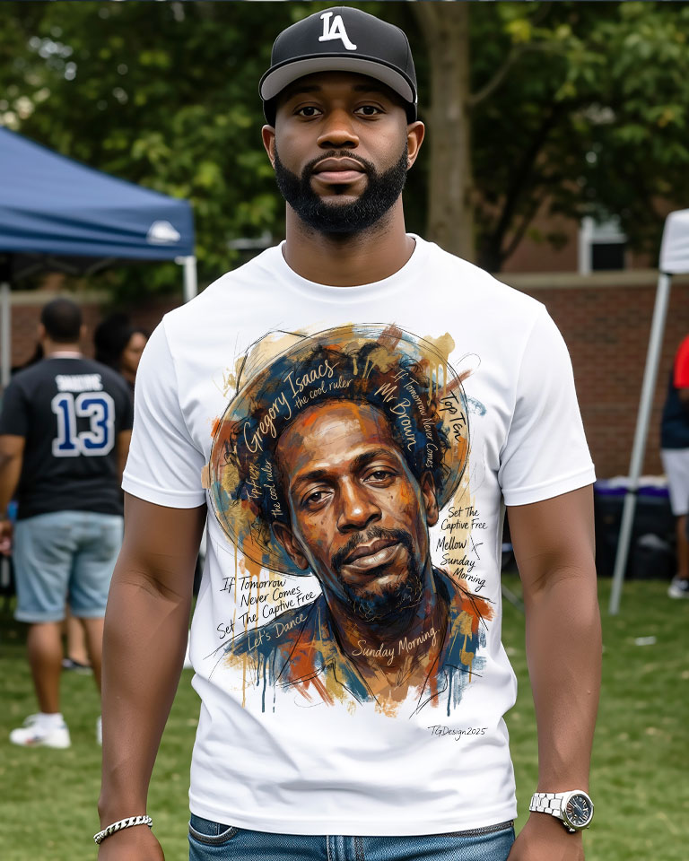 Gregory Isaacs Portrait T-Shirt - Image 1